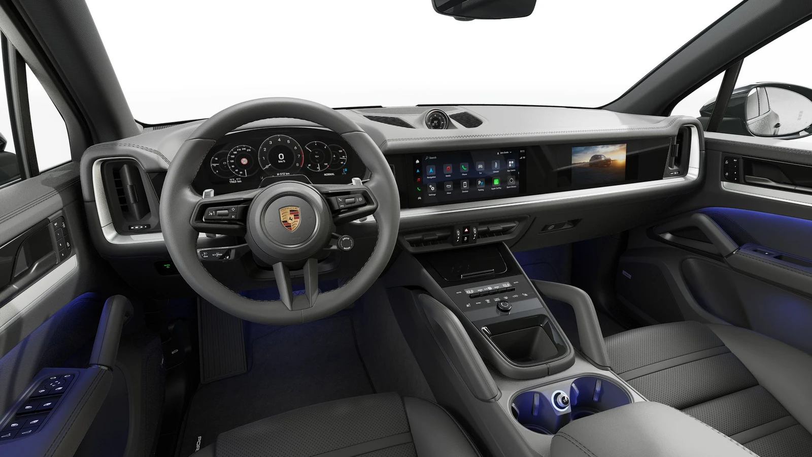 Cayenne · Interior de la configuración de referencia